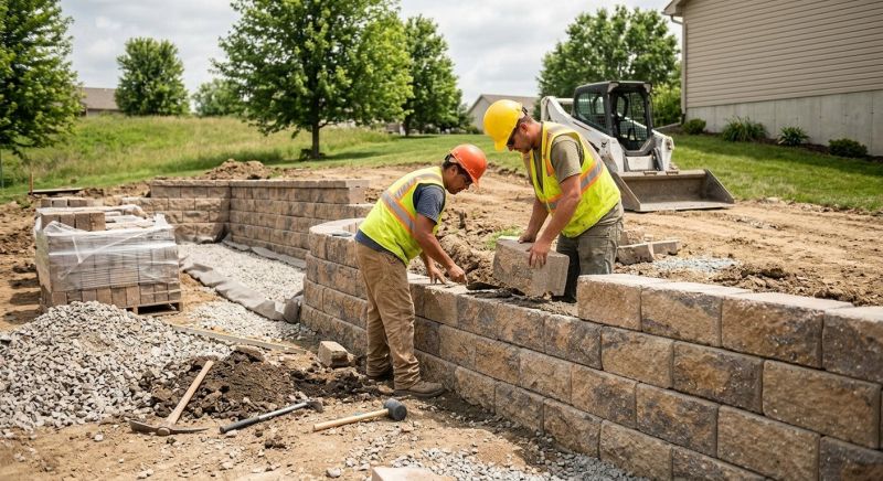 Hardscape Wall Construction in Aiken, SC