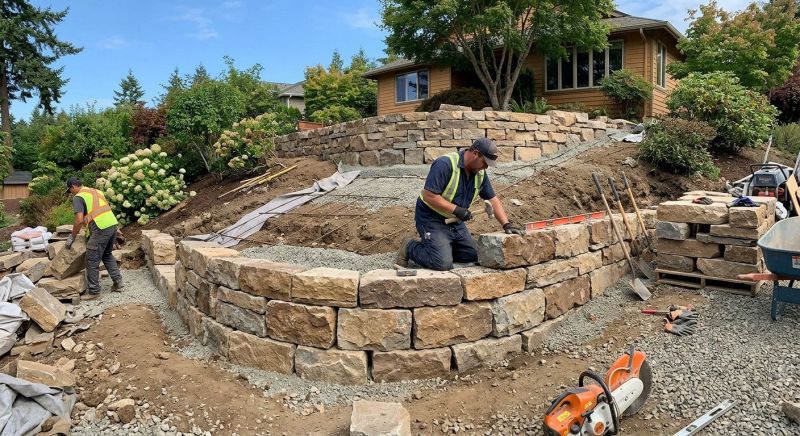 Landscape Wall Construction in Orlando, FL