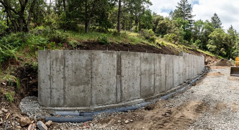 Retention Wall Installation in Santa Rosa, CA