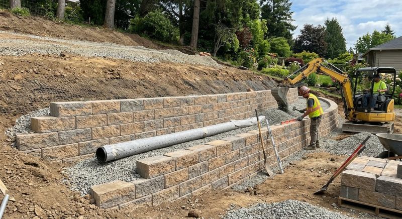 Block Retaining Wall Installation in Citrus County, FL