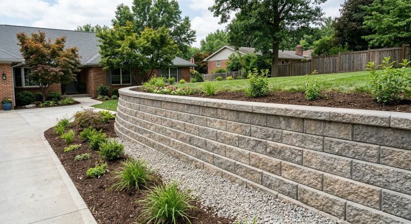 Block Retaining Wall Installation in Tampa, FL