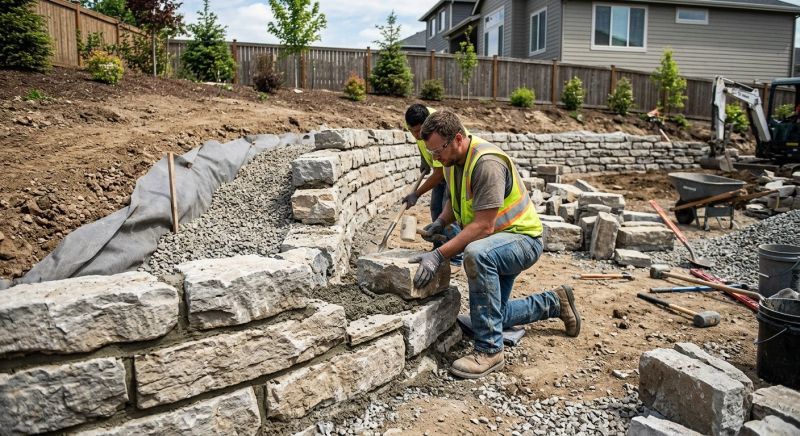Hardscape Wall Construction in Kissimmee, FL