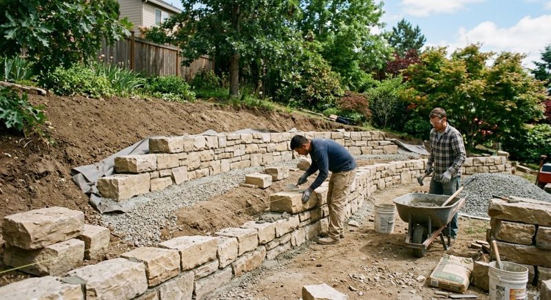 Hardscape Wall Construction in Marin County, CA