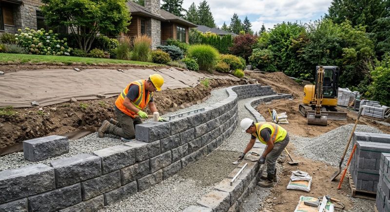 Landscape Wall Construction in Deland, FL