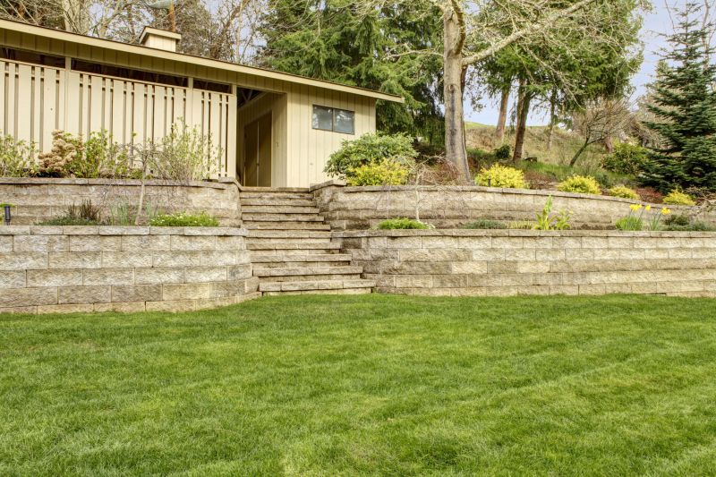 Landscape Wall Construction in Aiken, SC