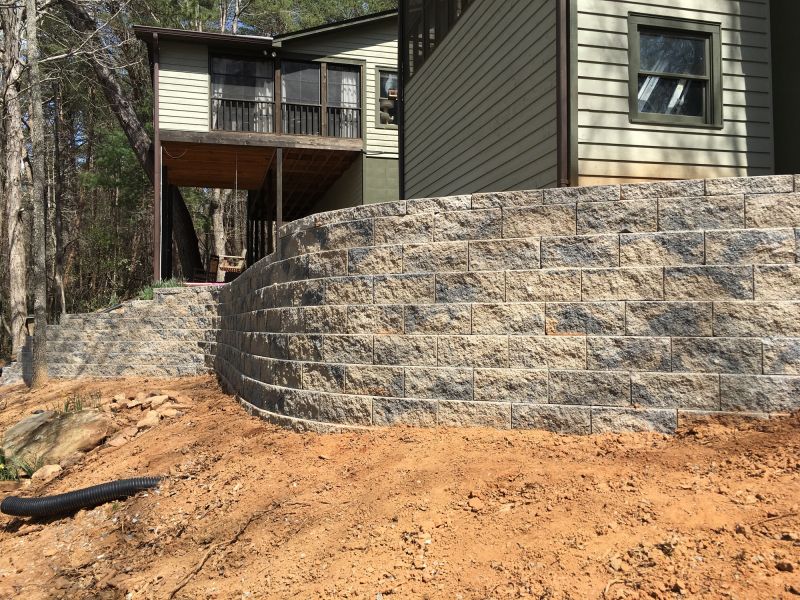 Finished Retaining Wall