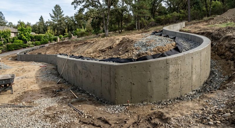 Retention Wall Installation in Honolulu, HI